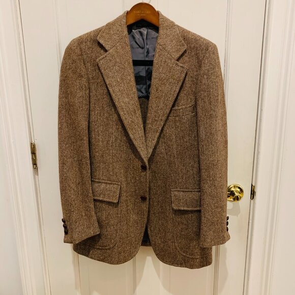 Vintage Southwick Paul Stuart 39R 100% Wool Tweed Sport Coat Blazer - Picture 1 of 14